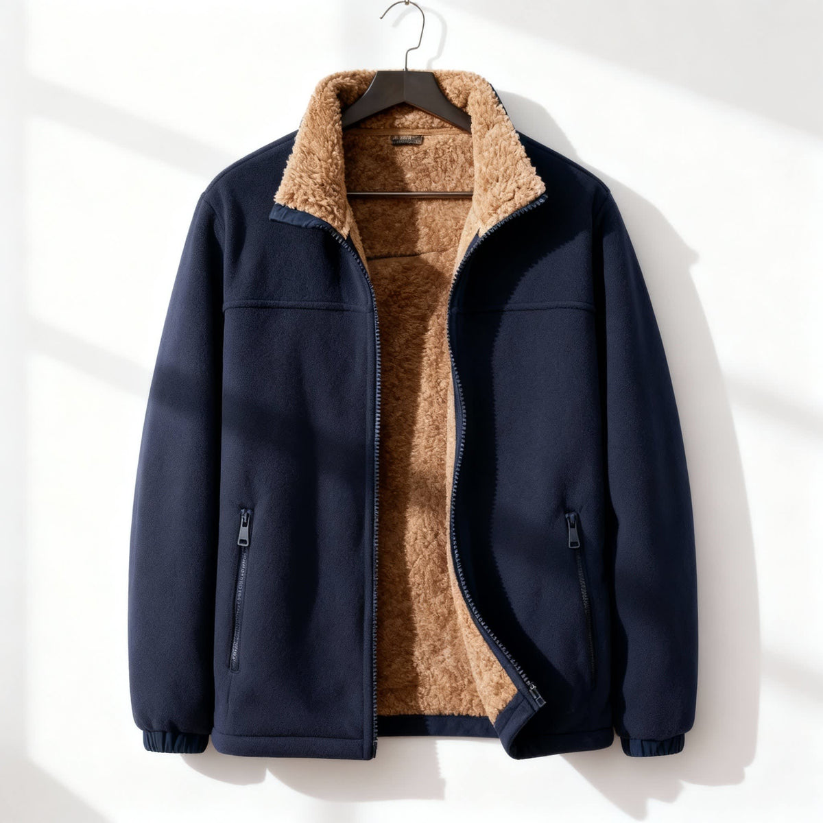 Men's Sherpa Lined Fleece Jacket | Brendan_6