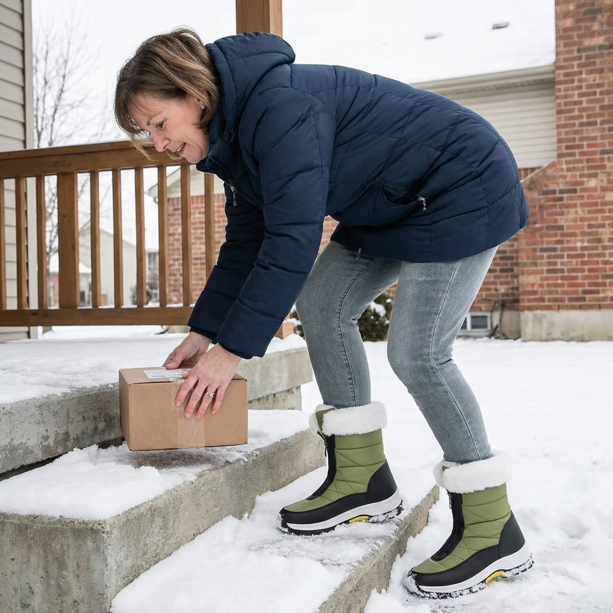 Women's Waterproof Fur Lined Winter Boots | Jane_3