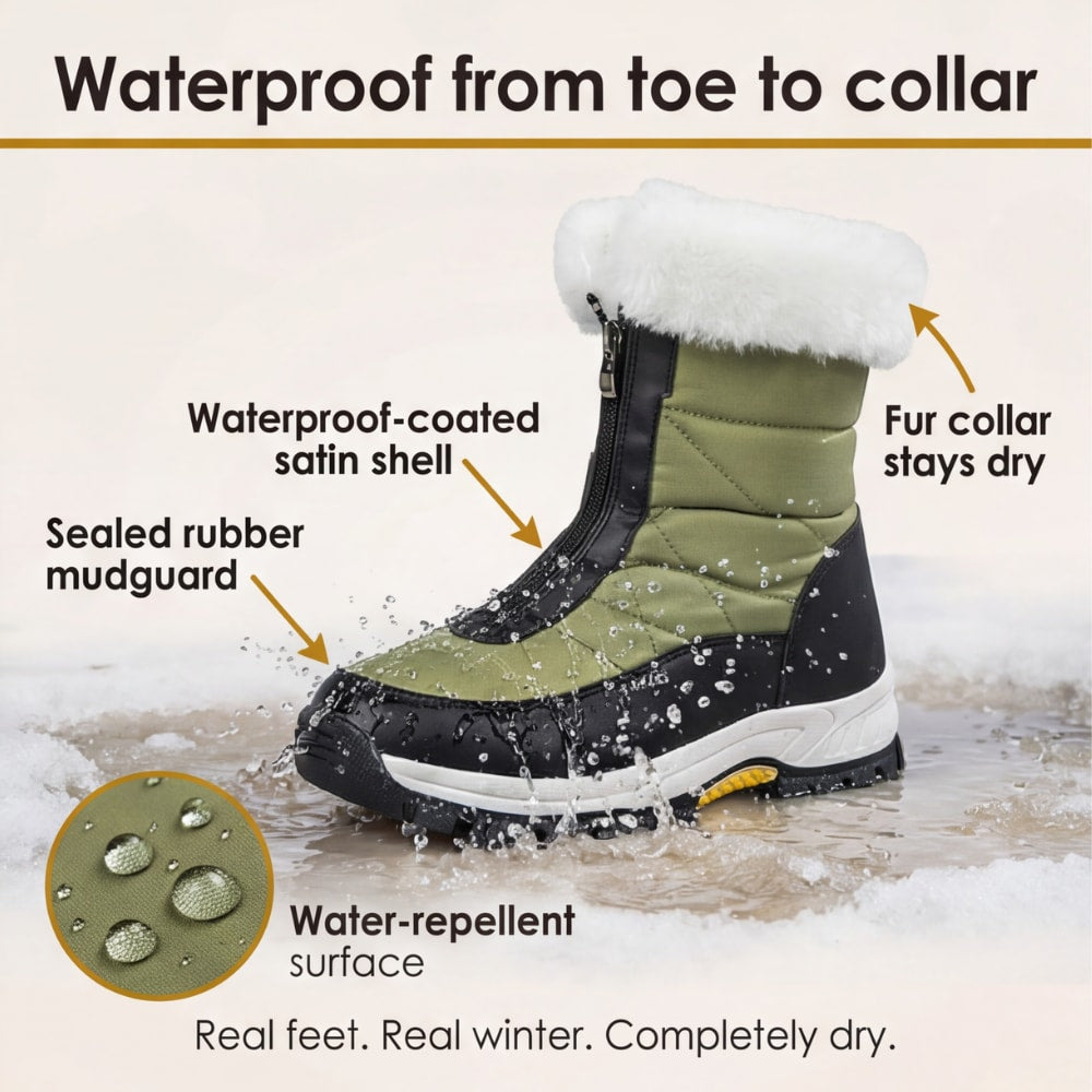 Women's Waterproof Fur Lined Winter Boots | Jane_6