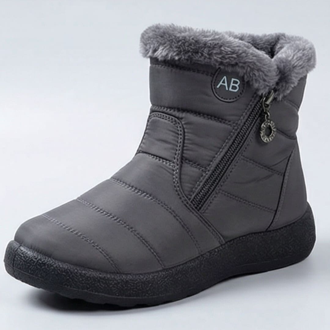 Women's Fur Lined Side Zip Winter Boots | Phoebe_16