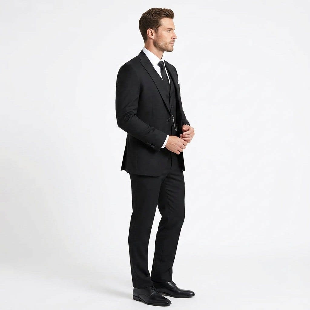 Men's Slim Fit Three Piece Suit | Oliver_2