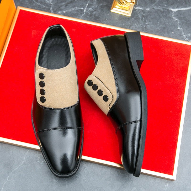 Men's Two Tone Leather Formal Shoes | Ainsley_11