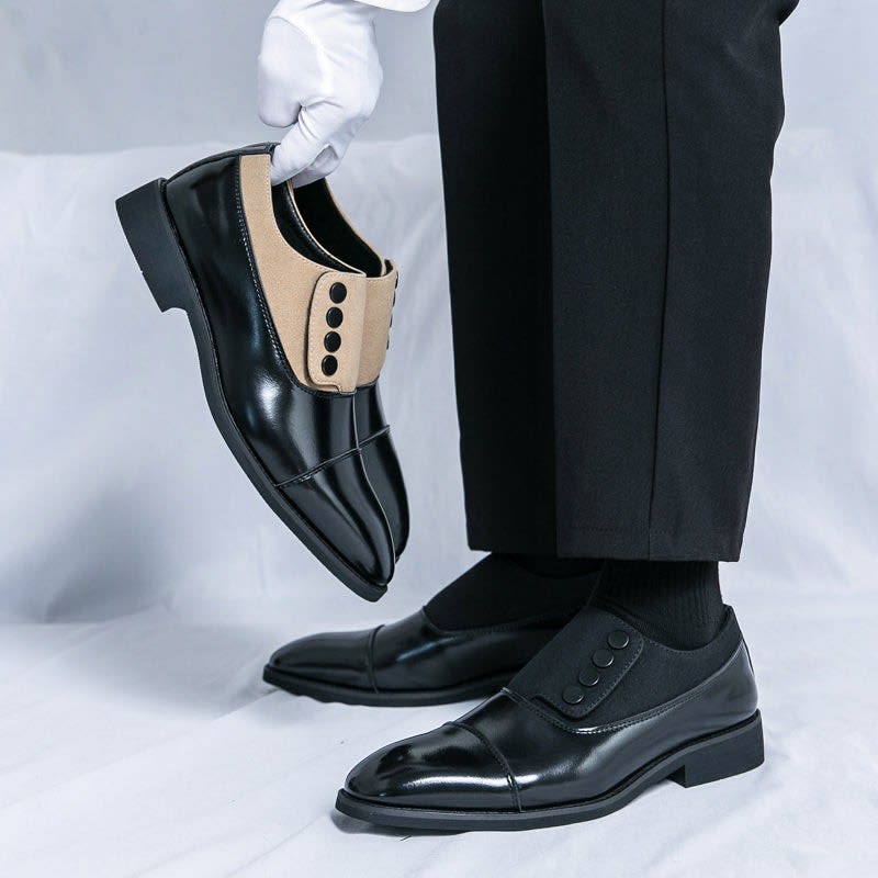 Men's Two Tone Leather Formal Shoes | Ainsley_14