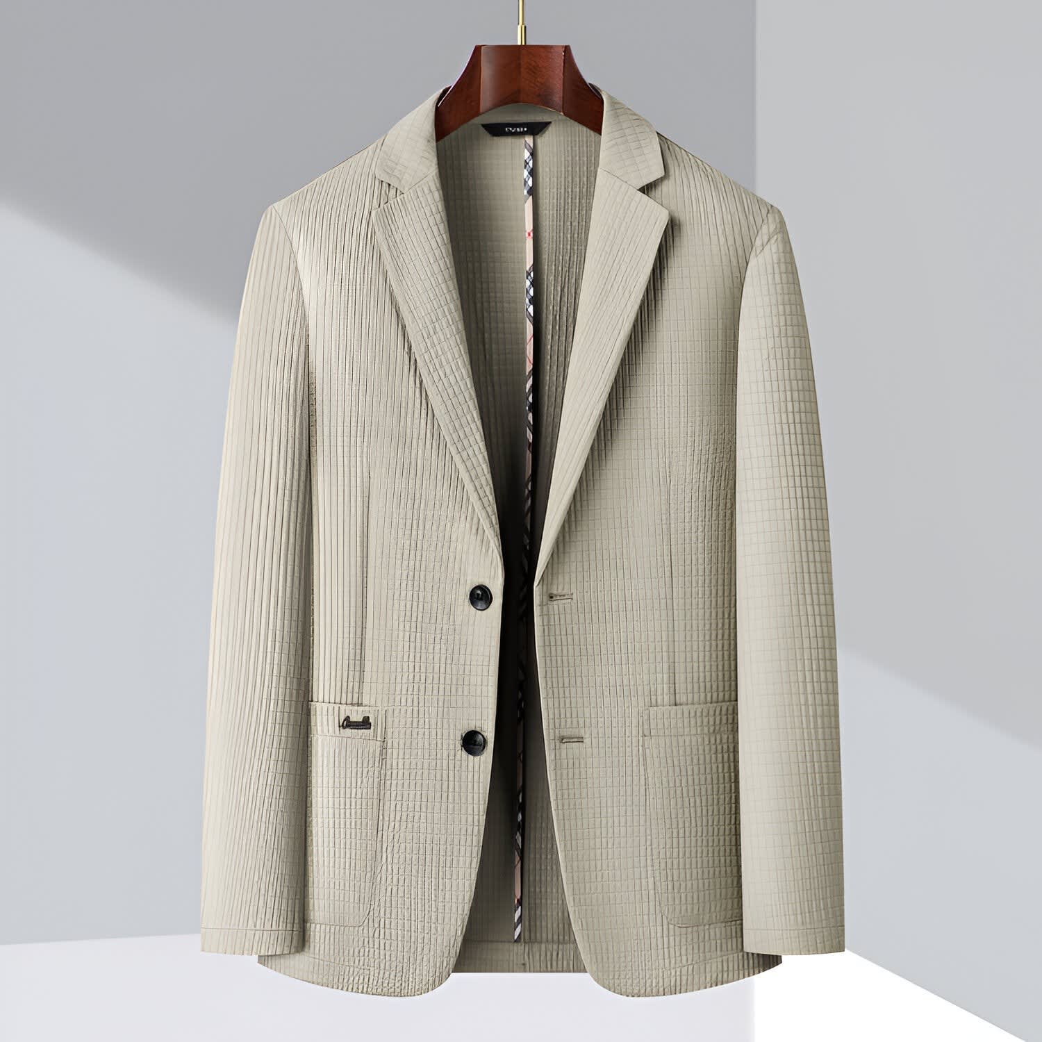 Men's Textured Single Breasted Blazer | Freddie_2