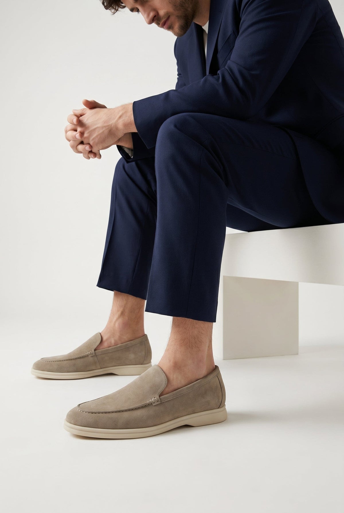 Men's Suede Slip On Loafers | Adam_2