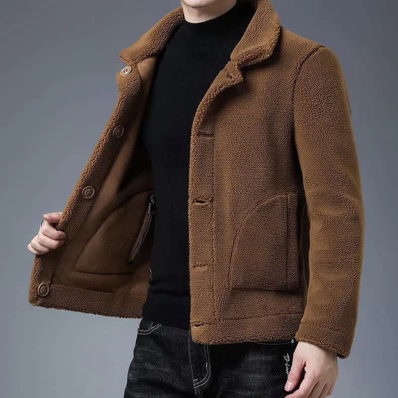 Men's Slim Fit Sherpa Jacket | Tobias_3