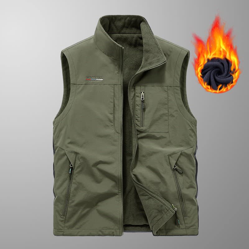 Men's Windproof Fleece Gilet | Karl_10