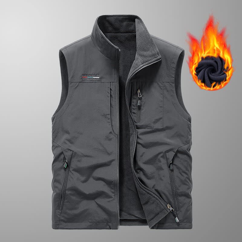 Men's Windproof Fleece Gilet | Karl_4