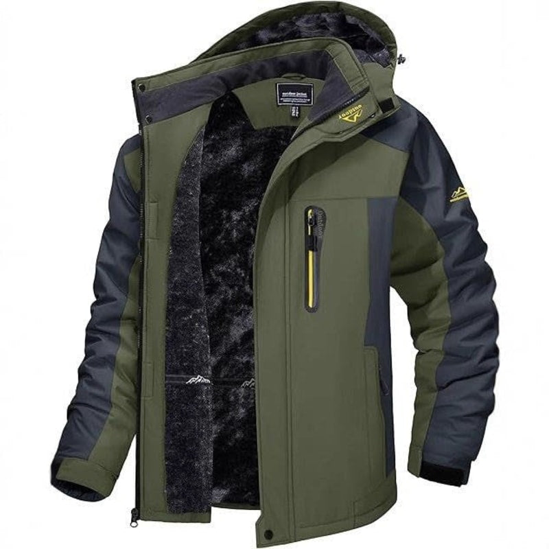 Men's Waterproof Fleece Lined Ski Jacket For Winter | William_1