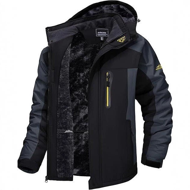 Men's Waterproof Fleece Lined Ski Jacket For Winter | William_3