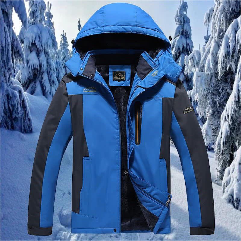 Men's Waterproof Fleece Lined Ski Jacket For Winter | William_6