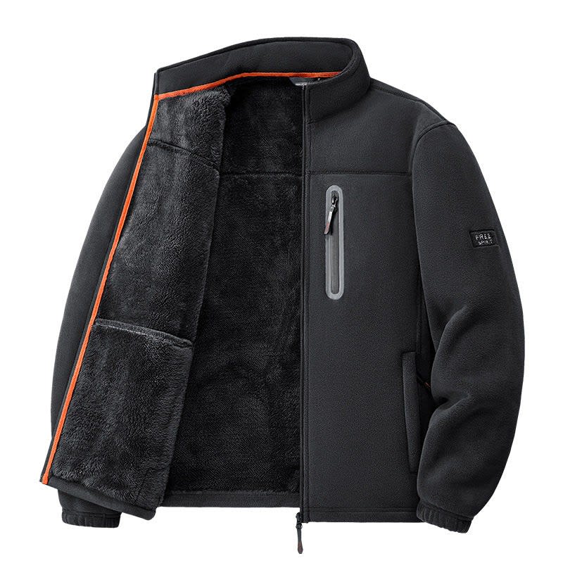 Men's Windproof Sherpa Fleece Jacket | Joshua_10