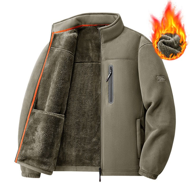Men's Windproof Sherpa Fleece Jacket | Joshua_1
