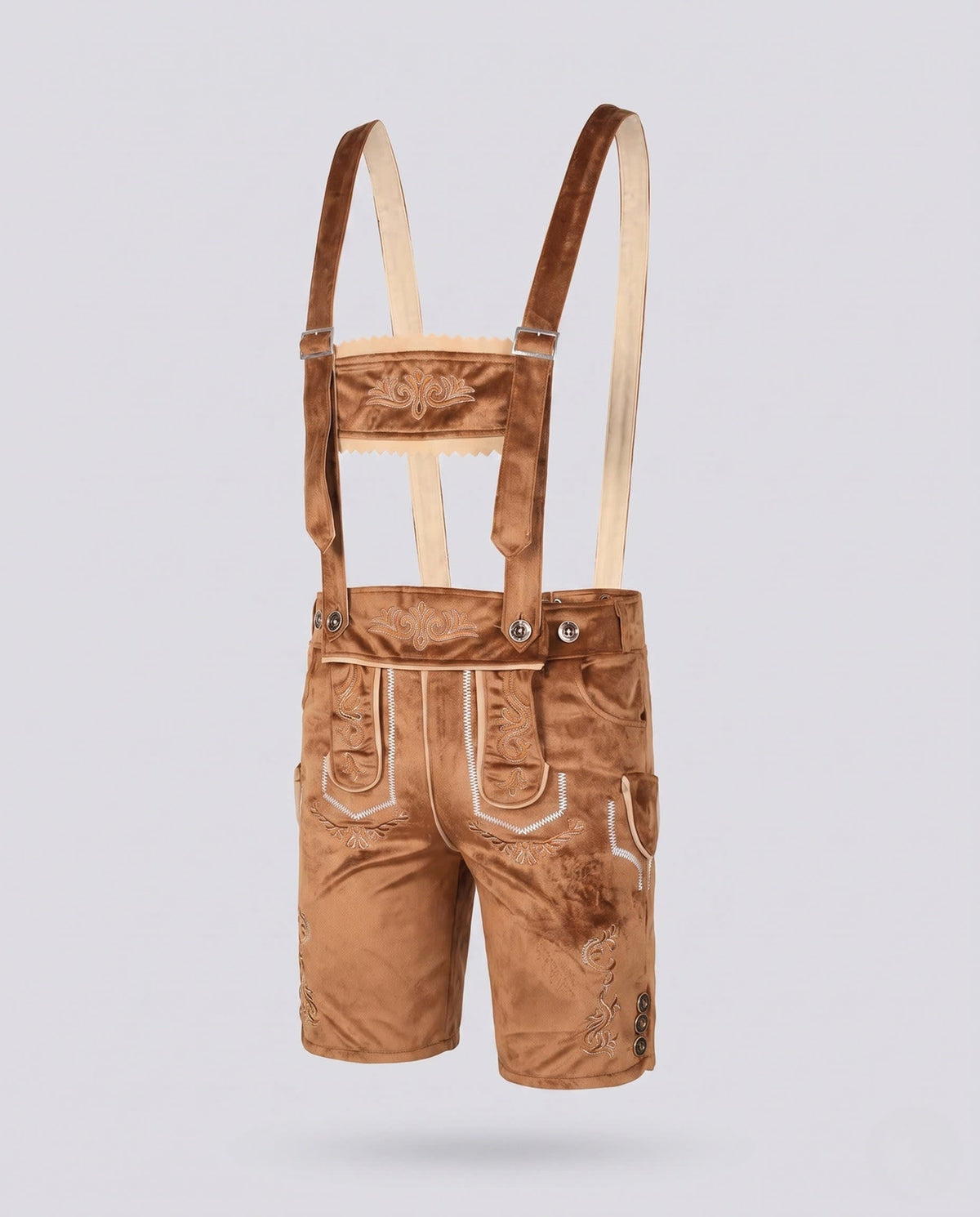 Men's Knee Length Embroidered Lederhosen | Morris_4