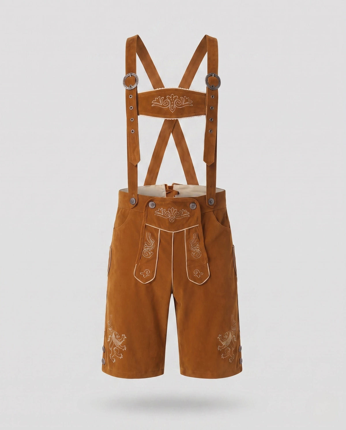 Men's Embroidered Suede Lederhosen | Randall_7