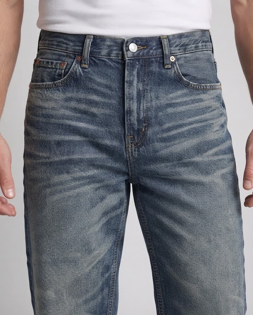 Men's Retro Wide Leg Flared Jeans | Oliver_3