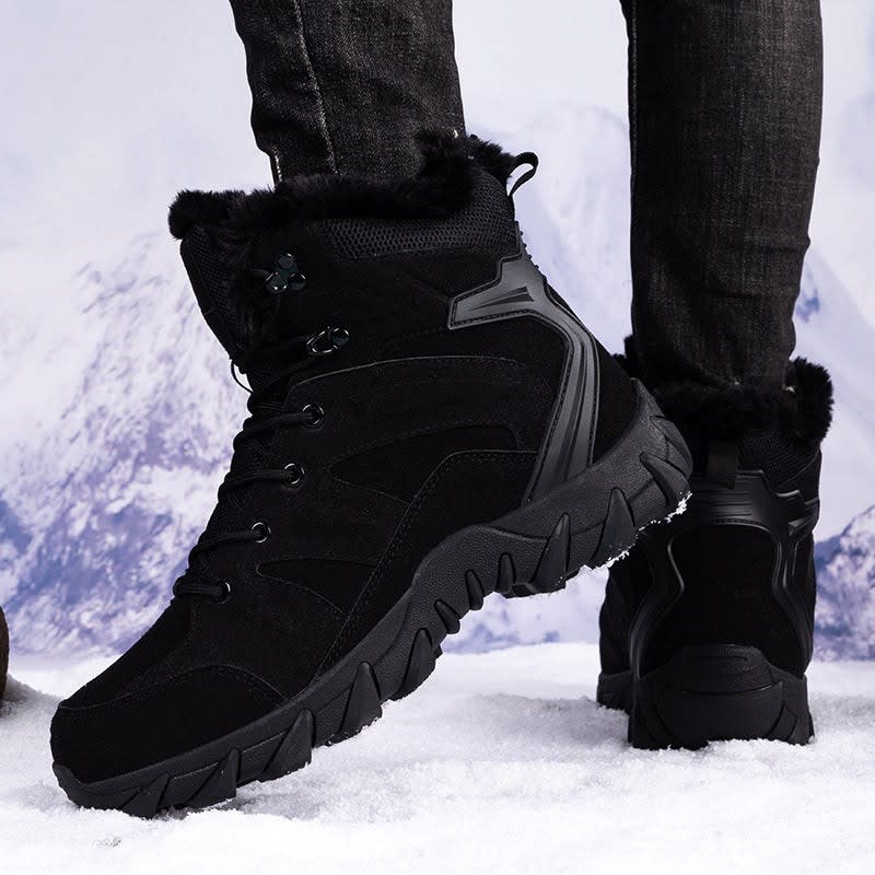 Men's Water Repellent Lace Up Winter Boots | Titus_4