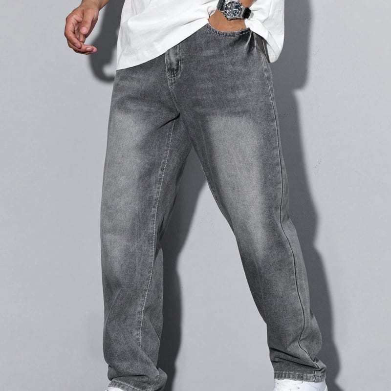 Men's Regular Fit Straight Leg Jeans | Ronald_1