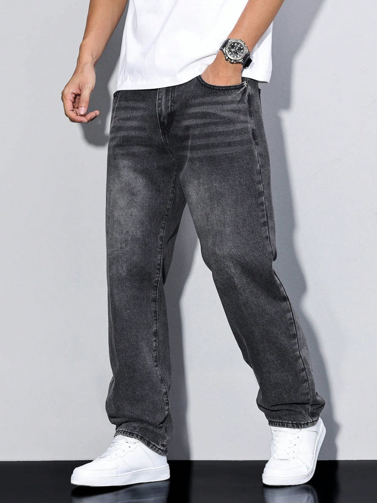 Men's Regular Fit Straight Leg Jeans | Ronald_6