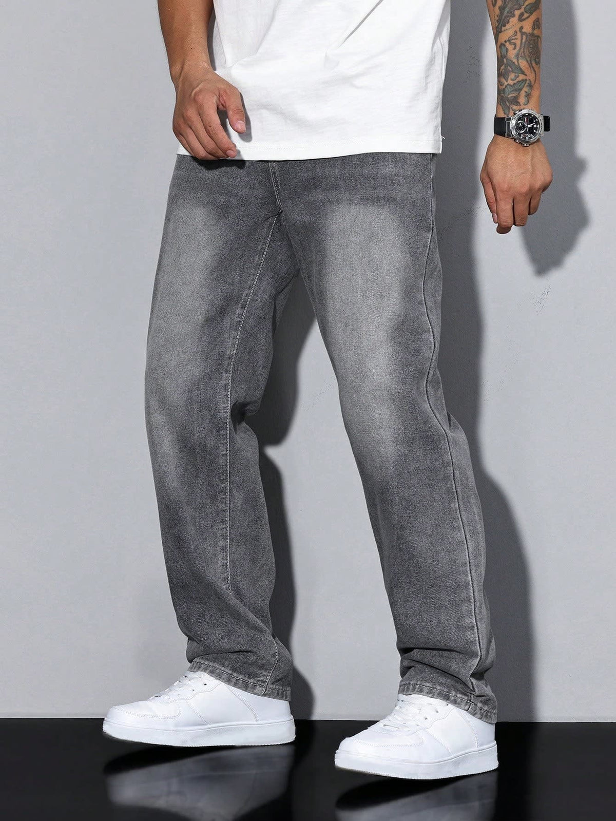 Men's Regular Fit Straight Leg Jeans | Ronald_8
