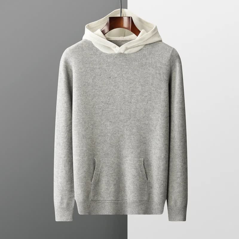 Men's Merino Wool Hooded Jumper | Henry_1