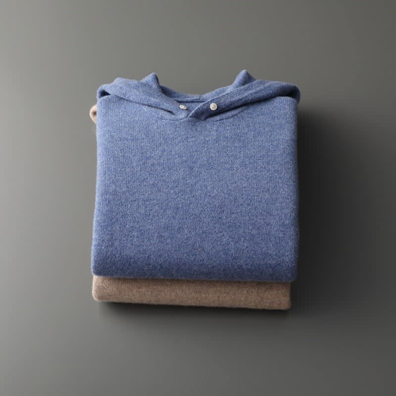Men's Merino Wool Hooded Jumper | Henry_12