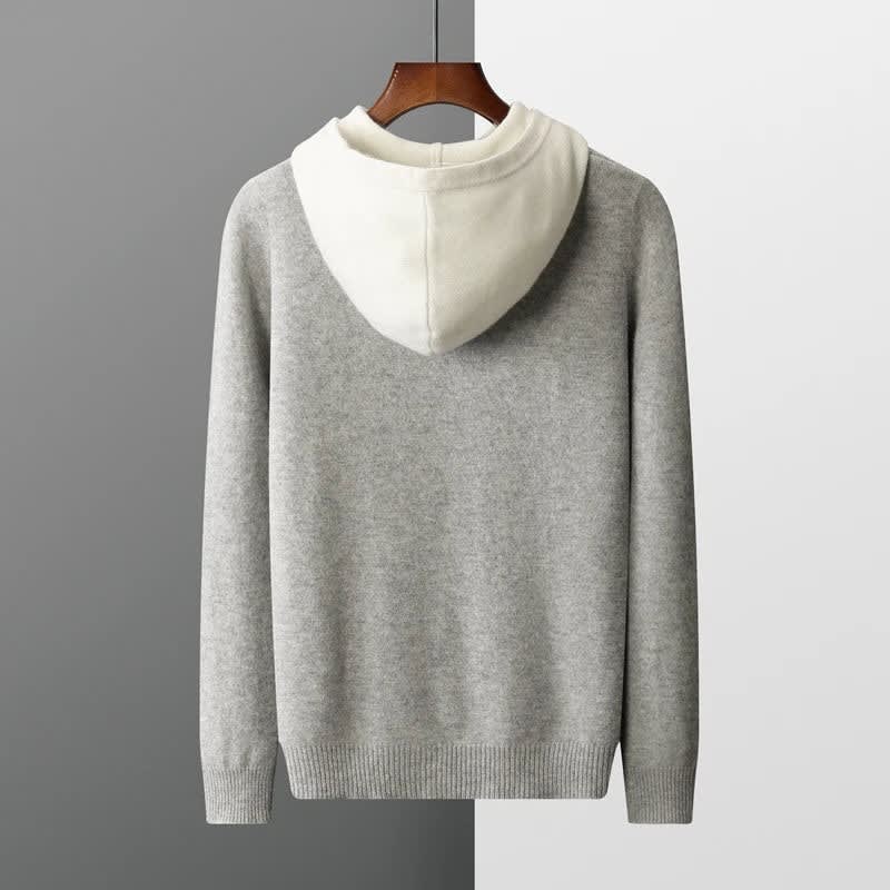Men's Merino Wool Hooded Jumper | Henry_2