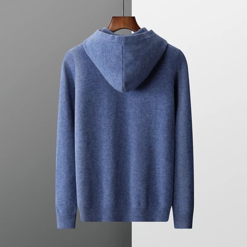 Men's Merino Wool Hooded Jumper | Henry_7