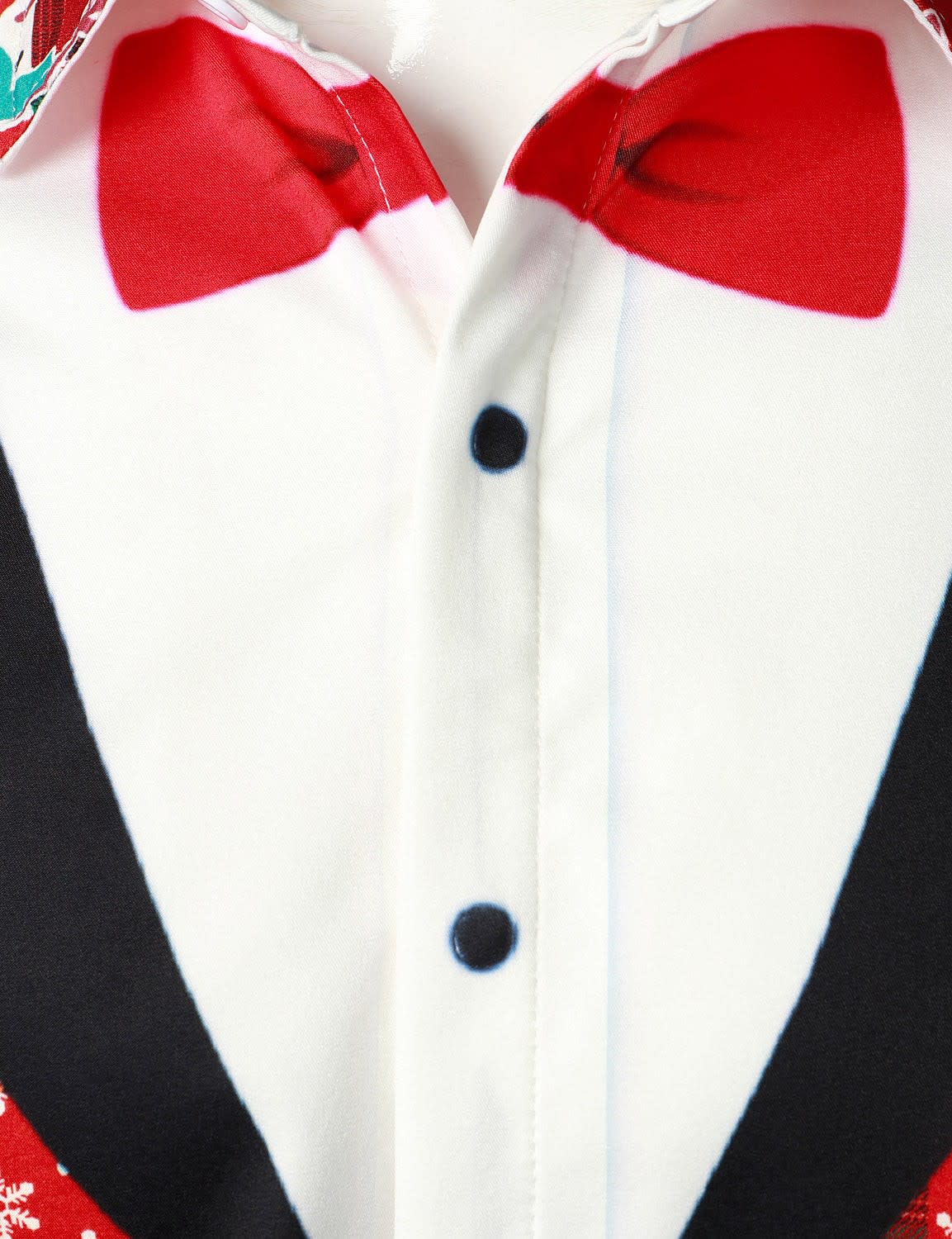 Men's Tuxedo Print Ugly Christmas Shirt | Harvey_5