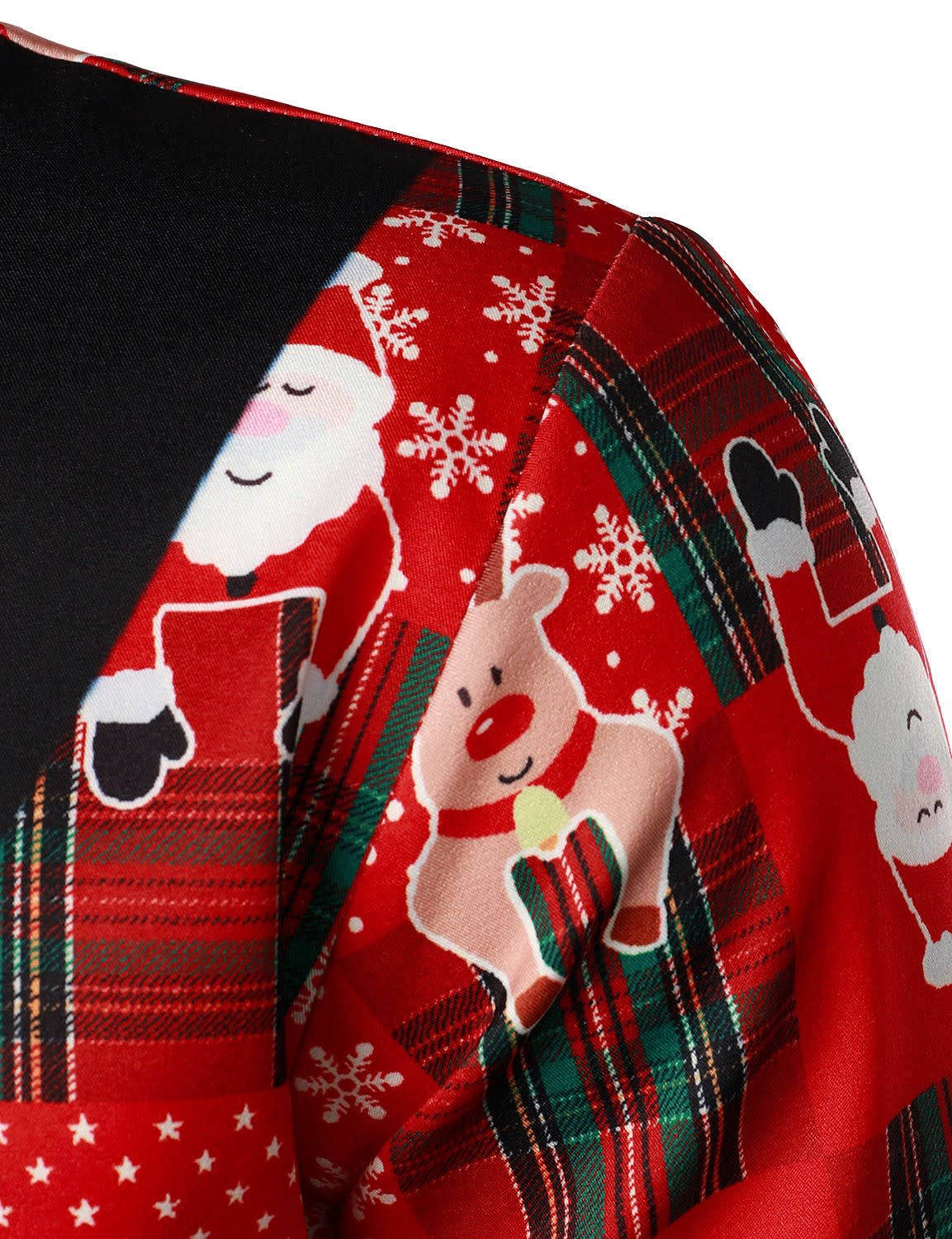 Men's Tuxedo Print Ugly Christmas Shirt | Harvey_7