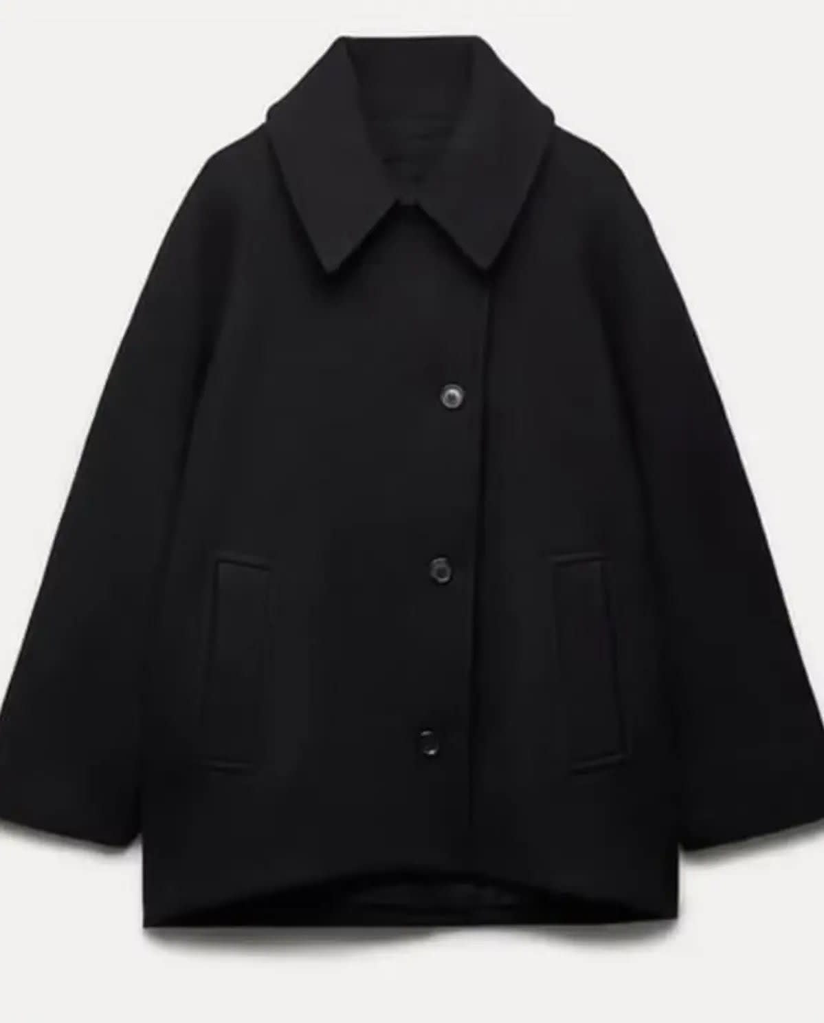 Women's Wool Blend Oversized Coat | Efa_10