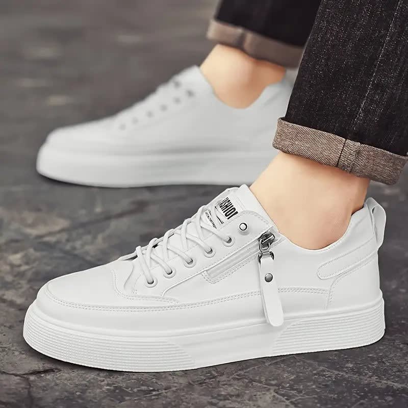 Men's Leather Low Top Trainers | Rupert_8