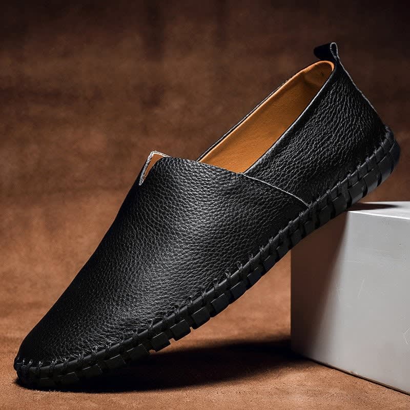 Men's Leather Slip-On Loafers | Iestyn_4