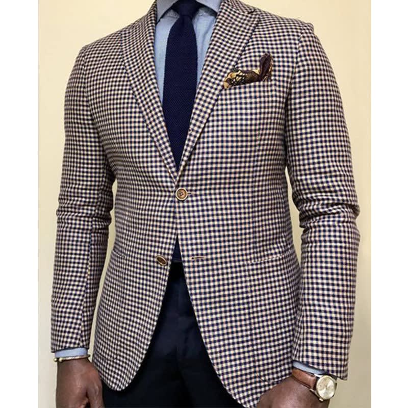 Men's Check Regular Fit Blazer | Horatio_4