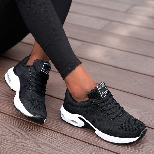 Women's Knit Air Sole Orthopedic Trainers | Perdita_6
