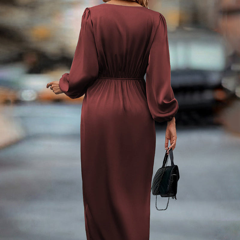 Women's Wrap Midi Dress | Celeste
