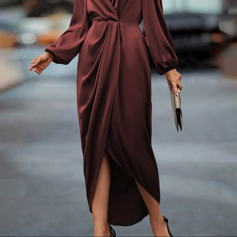 Women's Wrap Midi Dress | Celeste