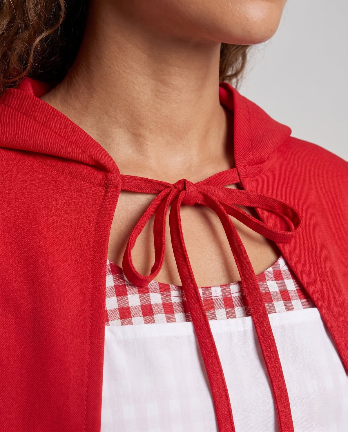 Women's Gingham Red Riding Hood Costume Set | Clementine_2
