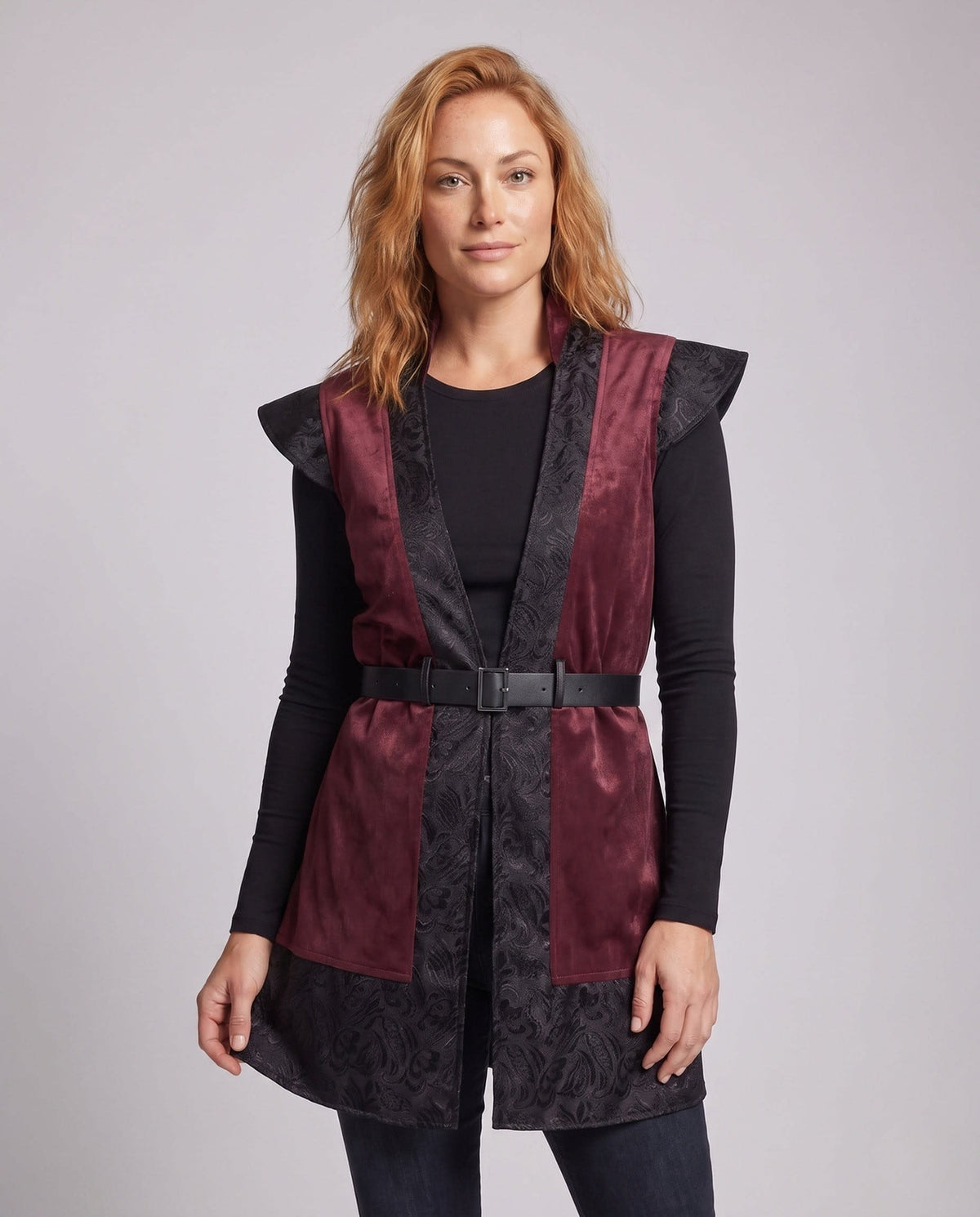 Women's Gothic Belted Costume Gilet | Nancy_2