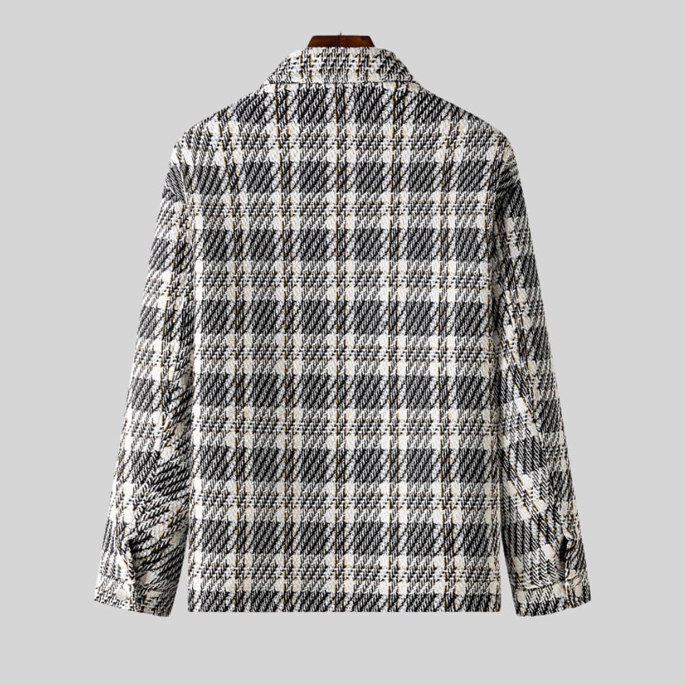 Men's Wool Blend Checked Jacket | Keith_2