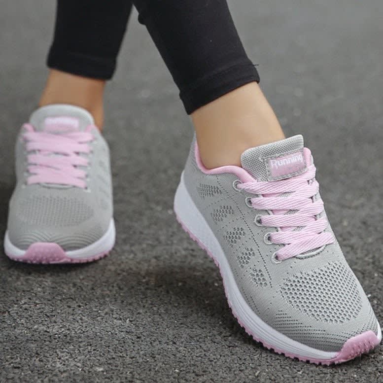 Women's Knit Running Style Orthopedic Trainers | Nerine_11