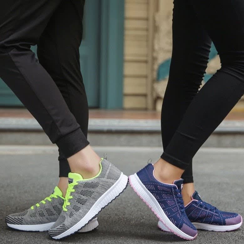 Women's Knit Running Style Orthopedic Trainers | Nerine_15