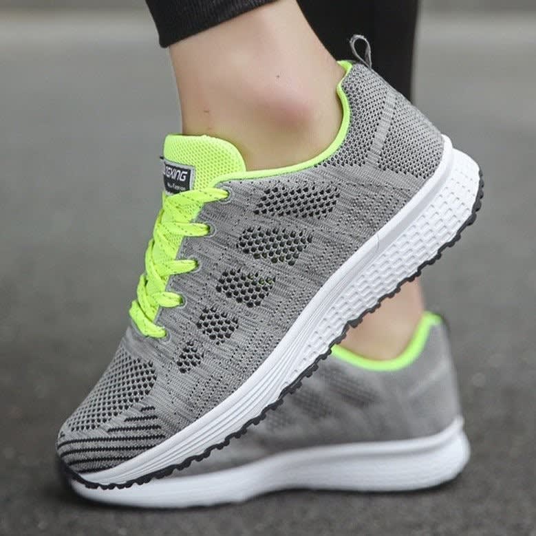 Women's Knit Running Style Orthopedic Trainers | Nerine_9