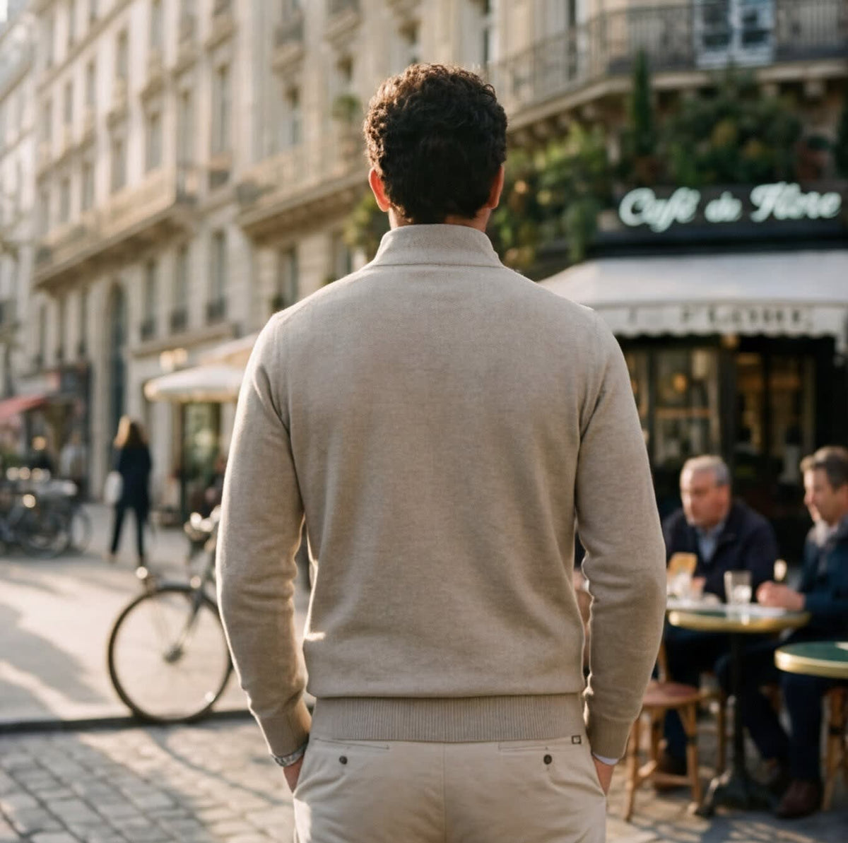 Men's Quarter Zip Knit Jumper | Richard_6