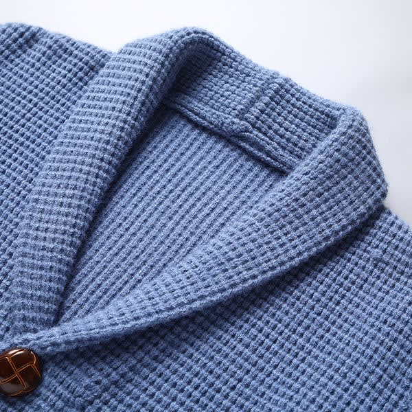 Men's Wool Blend Shawl Collar Cardigan | Wilfred_8