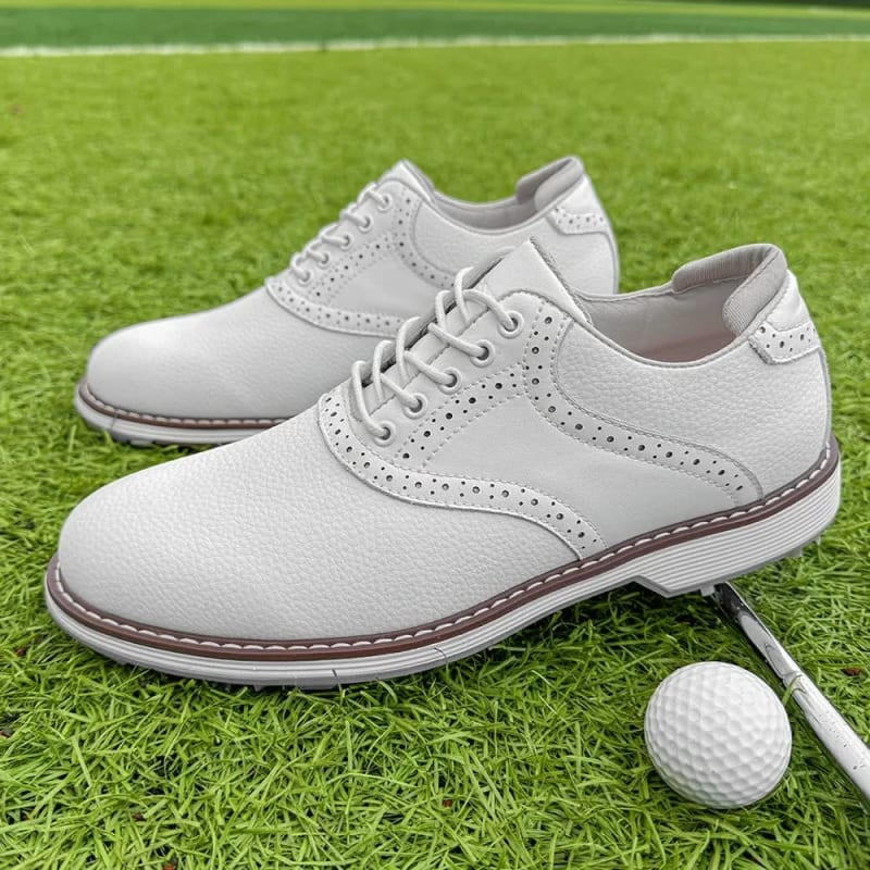 Men's Waterproof Spiked Golf Shoes | Auberon_1