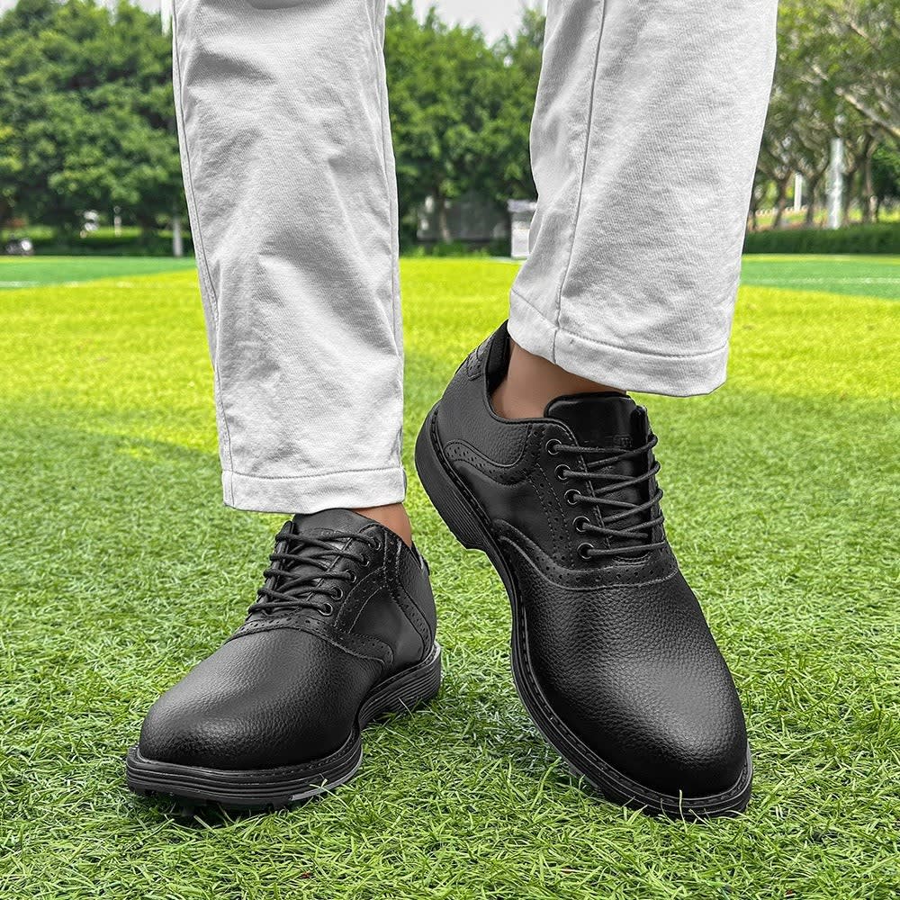 Men's Waterproof Spiked Golf Shoes | Auberon_15