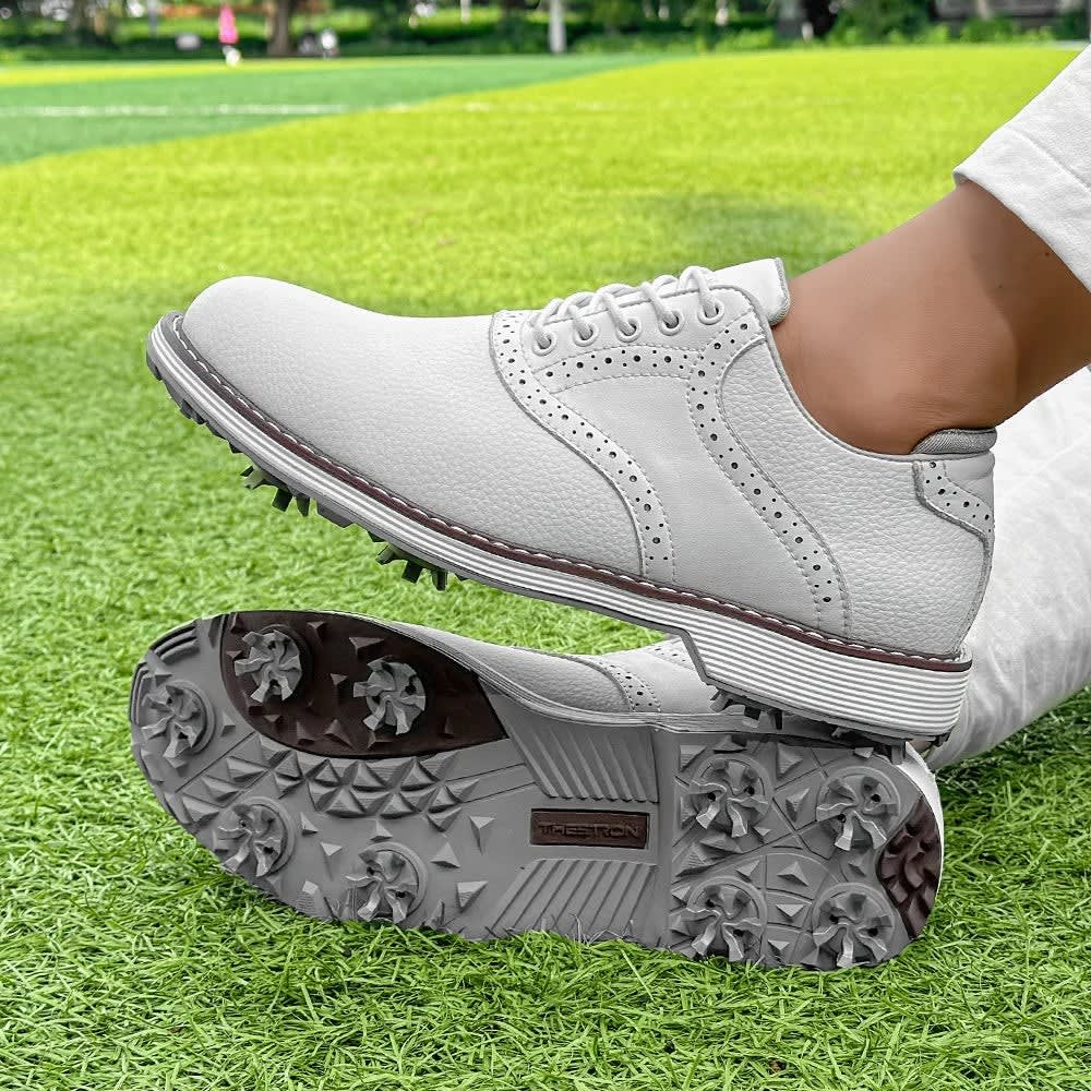 Men's Waterproof Spiked Golf Shoes | Auberon_6