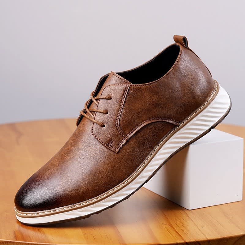 Men's Leather Lace-Up Casual Shoes | Haydn_1