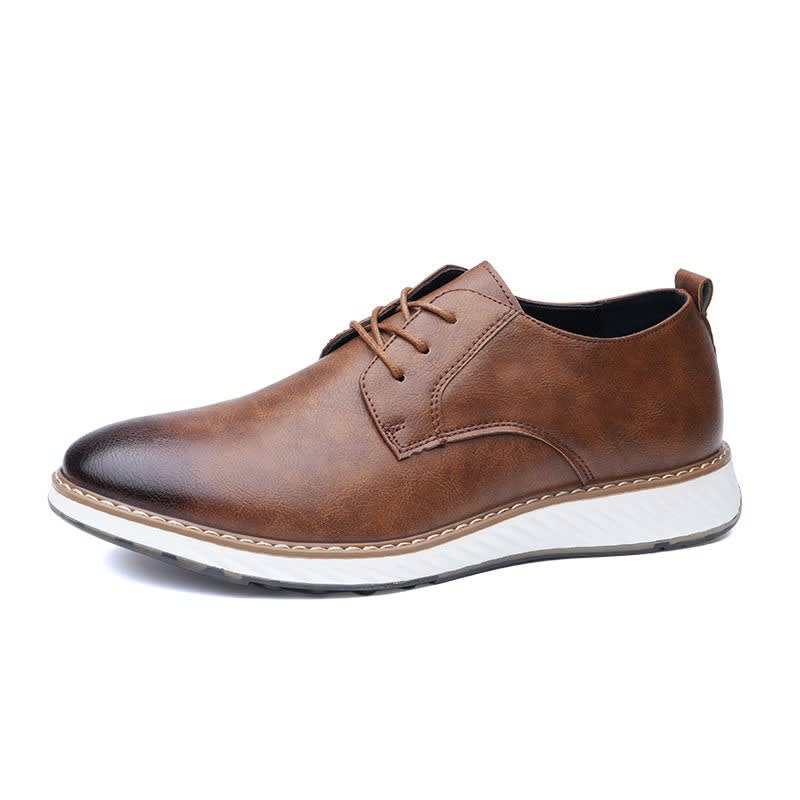 Men's Leather Lace-Up Casual Shoes | Haydn_13